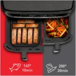 Tefal Easy Fry Air Fryer με Διπλό Αποσπώμενο Κάδο 11lt Γκρι