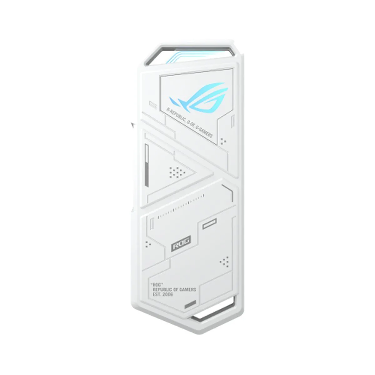 Asus Rog Strix Arion Θήκη για Σκληρό Δίσκο M.2 SATA III NVME με σύνδεση USB 3.2 Type-C σε Λευκό χρώμα 90DD02H1-B09000 - Image 1