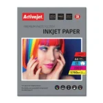 Active Jet Φωτογραφικό Χαρτί Gloss A4 (21x30) 200gr/m² για Εκτυπωτές Inkjet 20 Φύλλα (AP4-200G20)