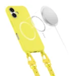 Tech-Protect Magnecklace Back Cover Σιλικόνης Κίτρινο (iPhone 16)