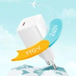 Baseus Φορτιστής GaN με Θύρα USB-C και Καλώδιο USB-C - USB-C 30W Moon White (Gan5)