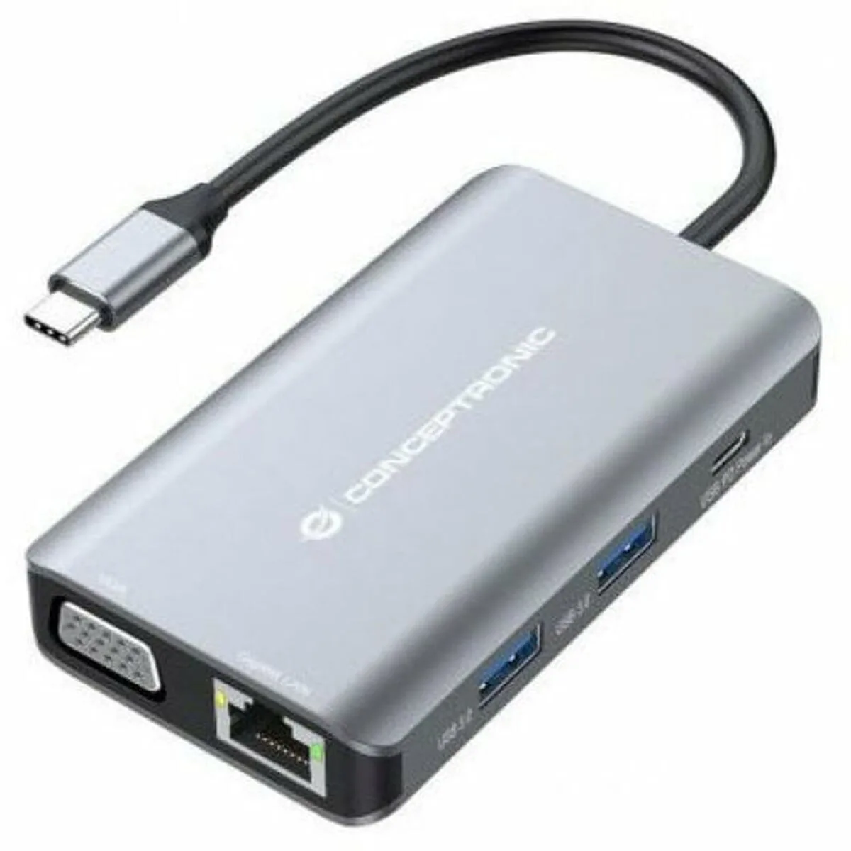 20241004115511_conceptronic_usb_c_docking_station_me_hdmi_4k_pd_ethernet_kai_syndesi_2_othonon_gri_donn21g Conceptronic USB-C Docking Station με HDMI 4K PD Ethernet και σύνδεση 2 Οθονών Γκρι (DONN21G) - Image 1