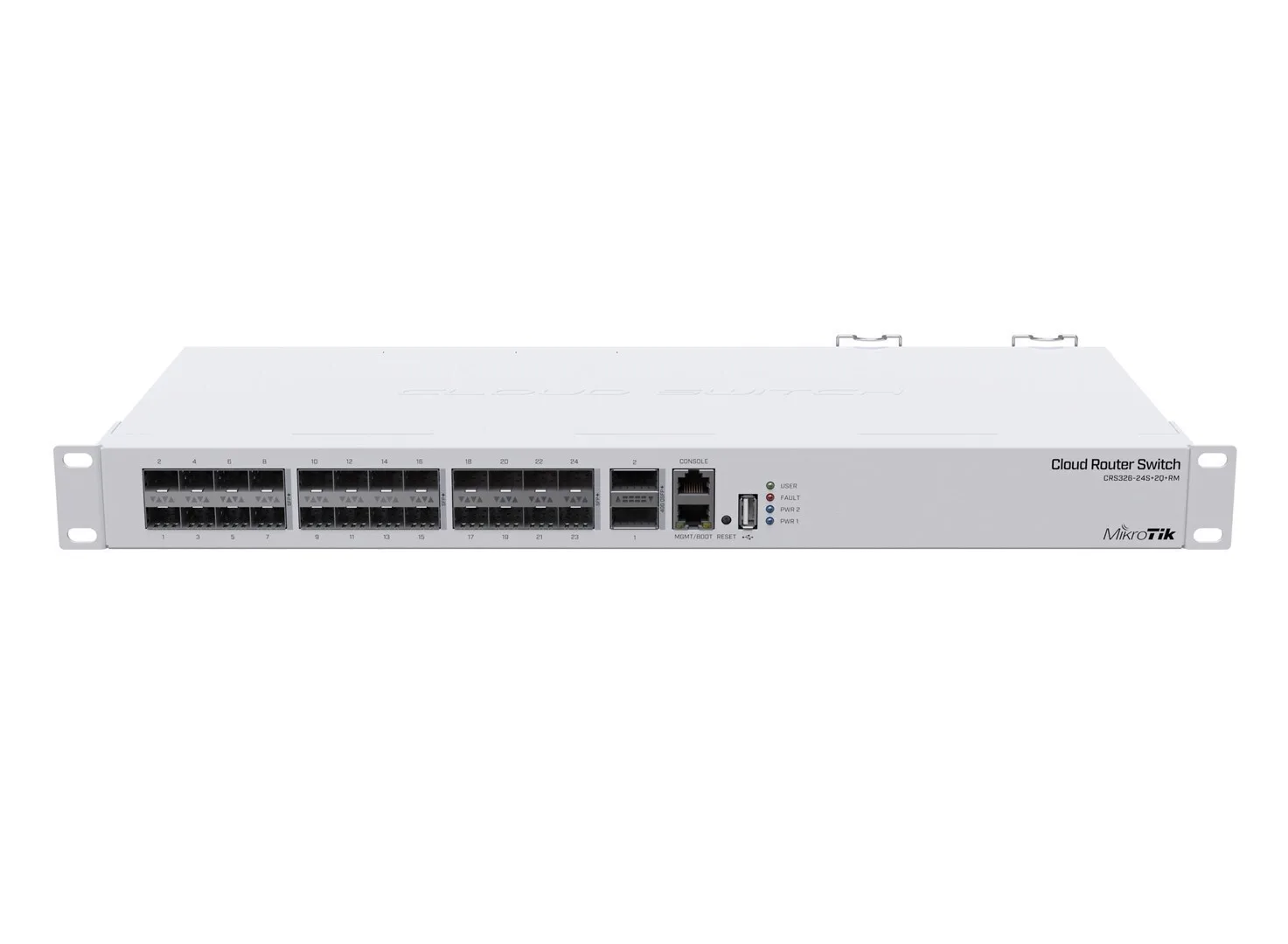 MikroTik CRS326-24S+2Q+RM Managed L2 Switch με 1 Θύρες Ethernet και 24 SFP Θύρες - Image 1
