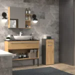Nel V Ds Anthracite Artisan Bathroom Column