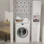 Washing Machine Cabinet Pola Np White