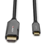 Lindy Cable HDMI male - USB-C male 1m Μαύρο 43367