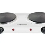 Esperanza Cotopaxi EKH010W Επιτραπέζια Εστία Εμαγιέ Διπλή Λευκή