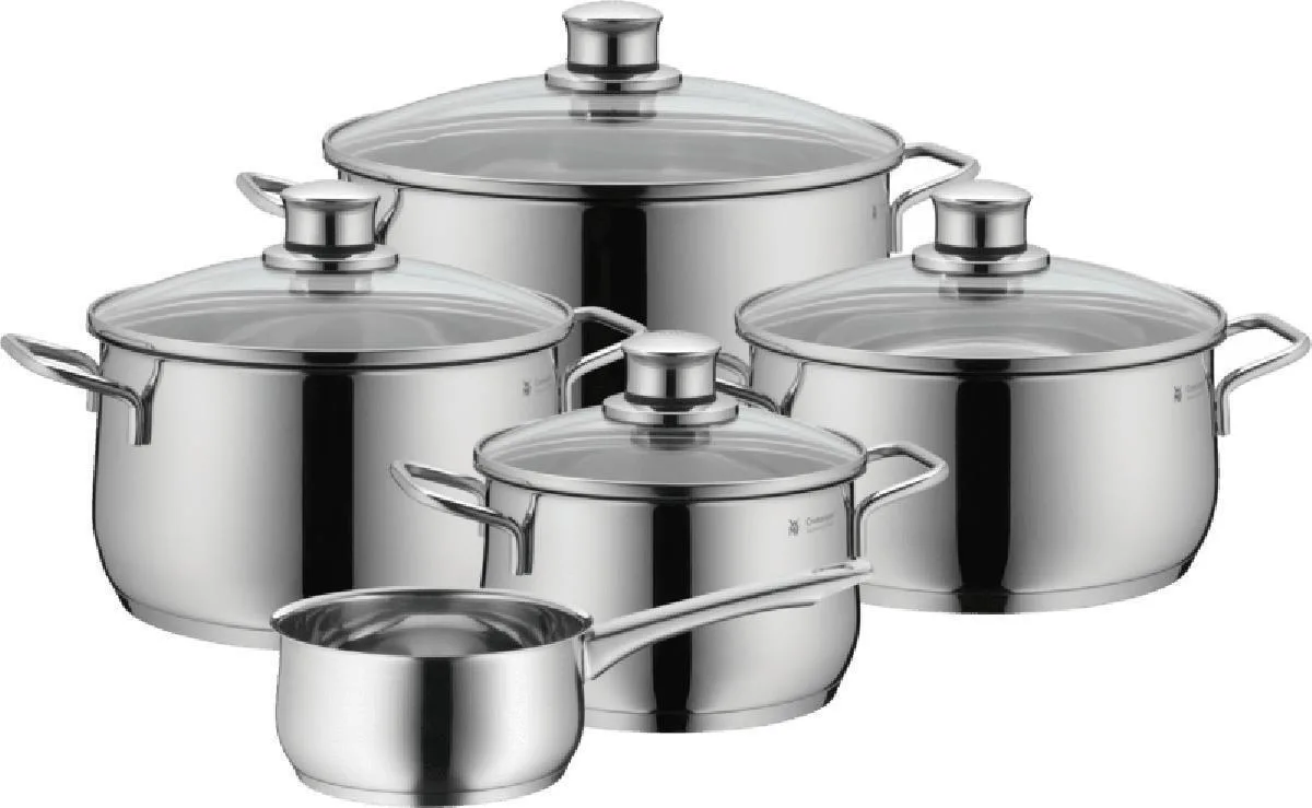 WMF Diadem Plus Σετ Κατσαρόλες από Ανοξείδωτο Ατσάλι Ασημί 07.3355.6040 5τμχ - Image 1