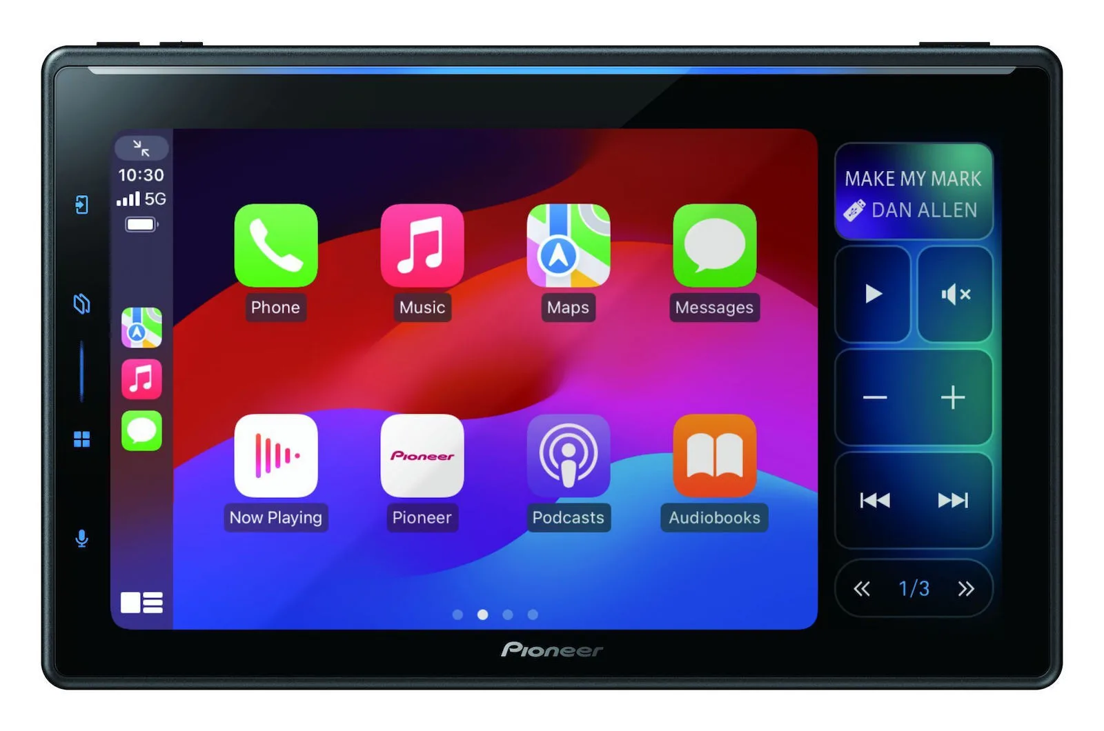 Pioneer Ηχοσύστημα Αυτοκινήτου 2DIN (Bluetooth/USB) με Οθόνη Αφής 10.1" SPH-EVO107DAB-UNI - Image 1