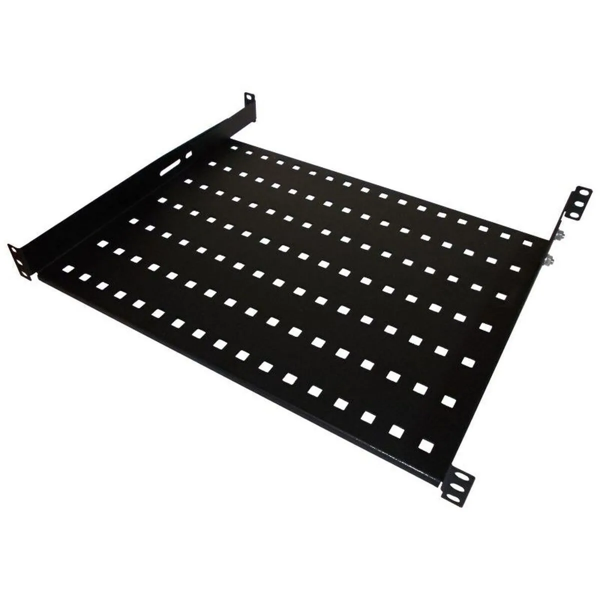 A-LAN Fixed shelf 19" 1U depth 450mm SA-P-19-1U-450-4-C-02 1τμχ - Image 1