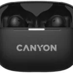 Canyon TWS-10 In-ear Bluetooth Handsfree Ακουστικά με Θήκη Φόρτισης Μαύρα