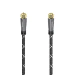Hama 205077 Coaxial Cable 1.5 Meters Black