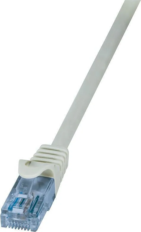20241014144136_logilink_u_utp_cat_6a_cable_2m_gri_cp3052u LogiLink U/UTP Cat.6a Καλώδιο Δικτύου Ethernet 2m Γκρι 1τμχ CP3052U - Image 1