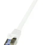 LogiLink U/UTP Cat.6a Καλώδιο Δικτύου Ethernet 1.5m Λευκό 1τμχ CQ3041S