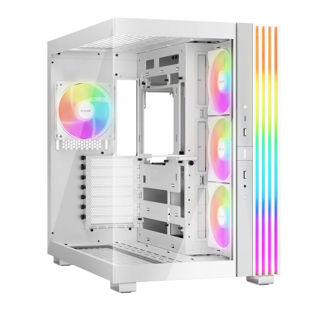 Be Quiet Light Base 600 LX Gaming Midi Tower Κουτί Υπολογιστή με Πλαϊνό Παράθυρο και RGB Φωτισμό Λευκό - Image 1