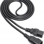 Akyga IEC C14 - IEC C15 Cable 1.8m Μαύρο AK-UP-06