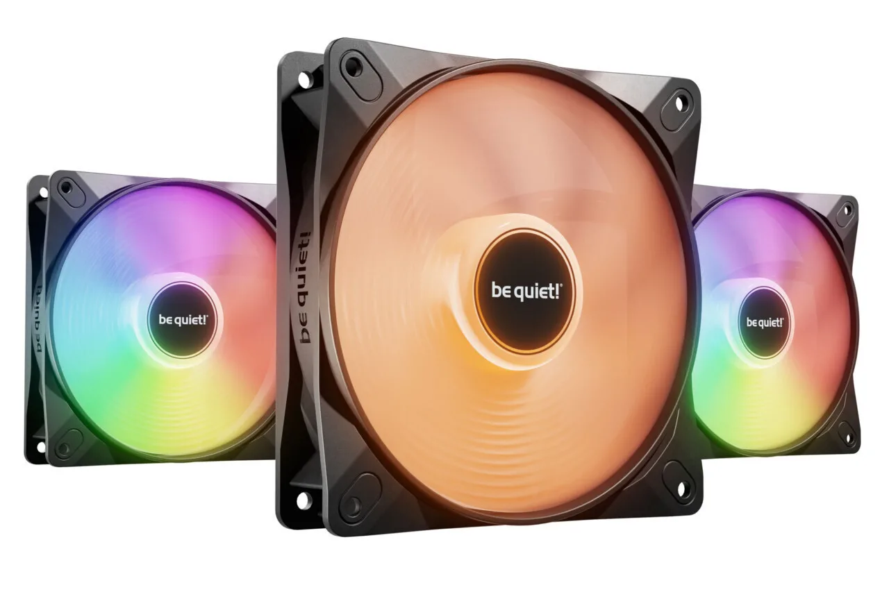 Be Quiet Light Wings LX Case Fan 120mm με ARGB Φωτισμό και Σύνδεση 3-Pin / 4-Pin PWM 3τμχ - Image 1