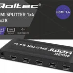 Qoltec Splitter 51798 5901878517988