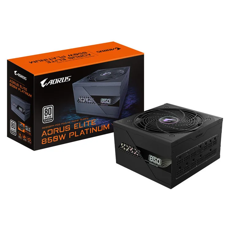 Gigabyte Aorus Elite P850W 850W Μαύρο Τροφοδοτικό Υπολογιστή Full Modular 80 Plus Platinum - Image 1