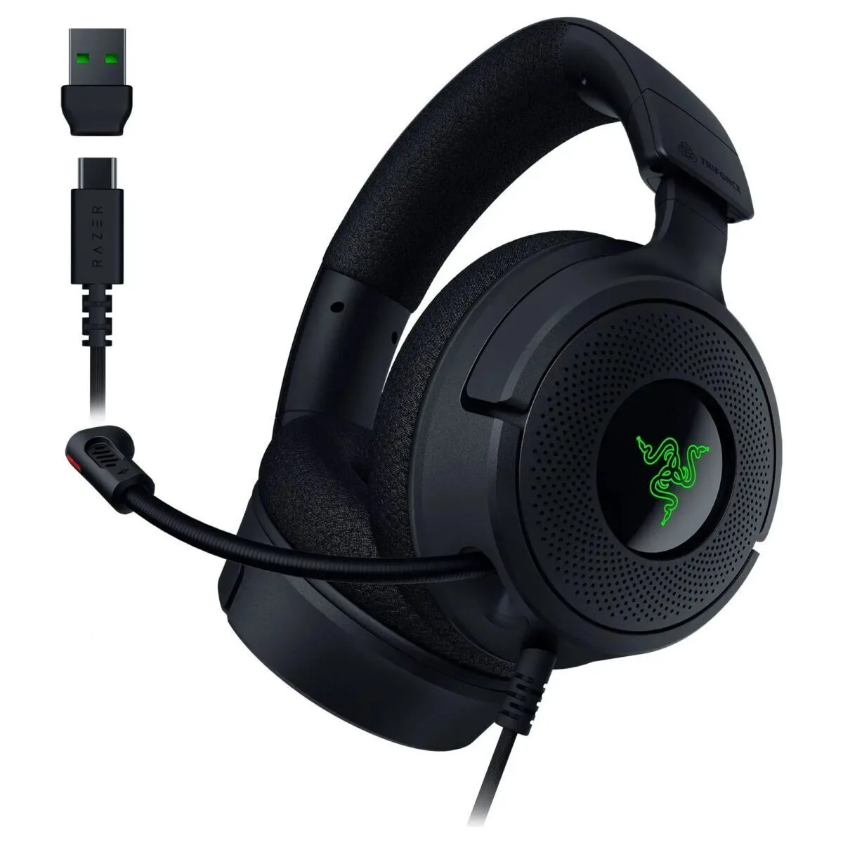 Razer Kraken V4 X Over Ear Gaming Headset με σύνδεση USB - Image 1