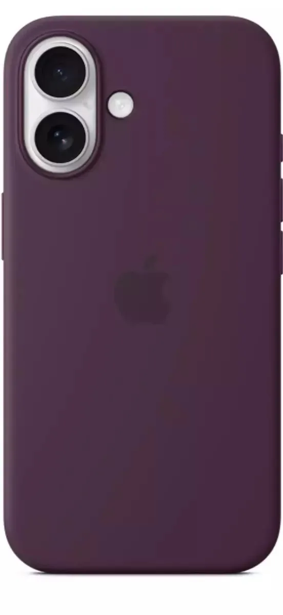 Apple Silicone Case with MagSafe Back Cover Σιλικόνης Plum (iPhone 16) MYY43ZM/A - Image 1
