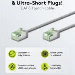 Goobay U/FTP (STP) Καλώδιο Δικτύου Ethernet 5m Γκρι 1τμχ 74349