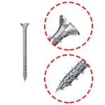 fischer Ξυλόβιδα με Διάμετρο M3.5 και Μήκος 25mm 200τμχ 670075
