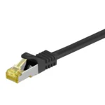 Goobay S/FTP Cat.7 Καλώδιο Δικτύου Ethernet 0.5m Μαύρο 1τμχ 91581