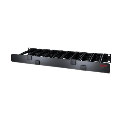 Apc Horizontal Cable Manager Single-sided Cover Black 1u P N Smtl1000rmi2uc Smx1000c Smx1500rm2uc Smx1500rm2ucnc Smx750c Smx750cnc - Image 1