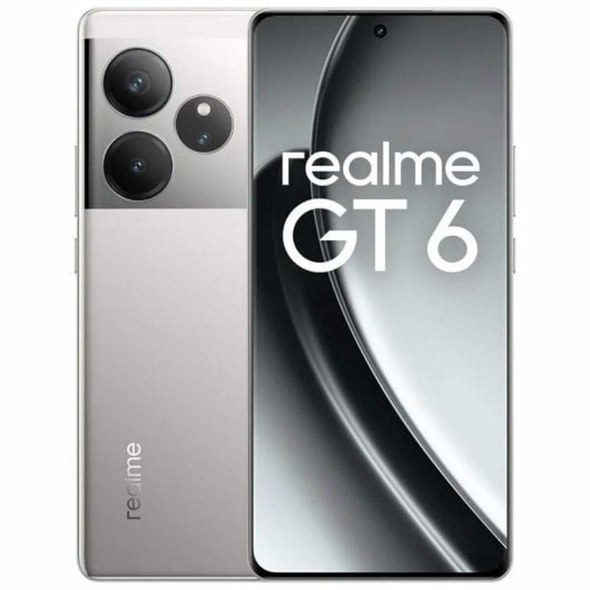 Realme GT 6 5G Dual SIM (16/512GB) Fluid Silver - Image 1