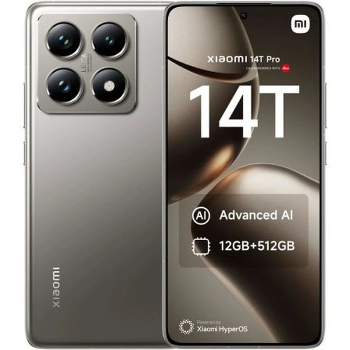 Xiaomi 14T Pro 5G Dual SIM (12/512GB) Titan Grey - Image 1