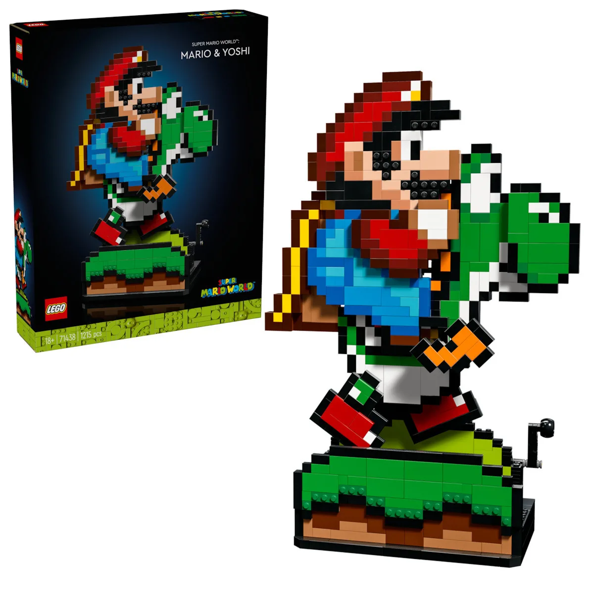 20241023144842_b5af9f80 LEGO Super Mario World: Mario & Yoshi για 18+ Ετών 1215τμχ 71438 - Image 1