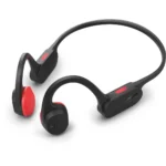 Philips Bone Conduction Bluetooth Handsfree Ακουστικά με Αντοχή στον Ιδρώτα Μαύρα