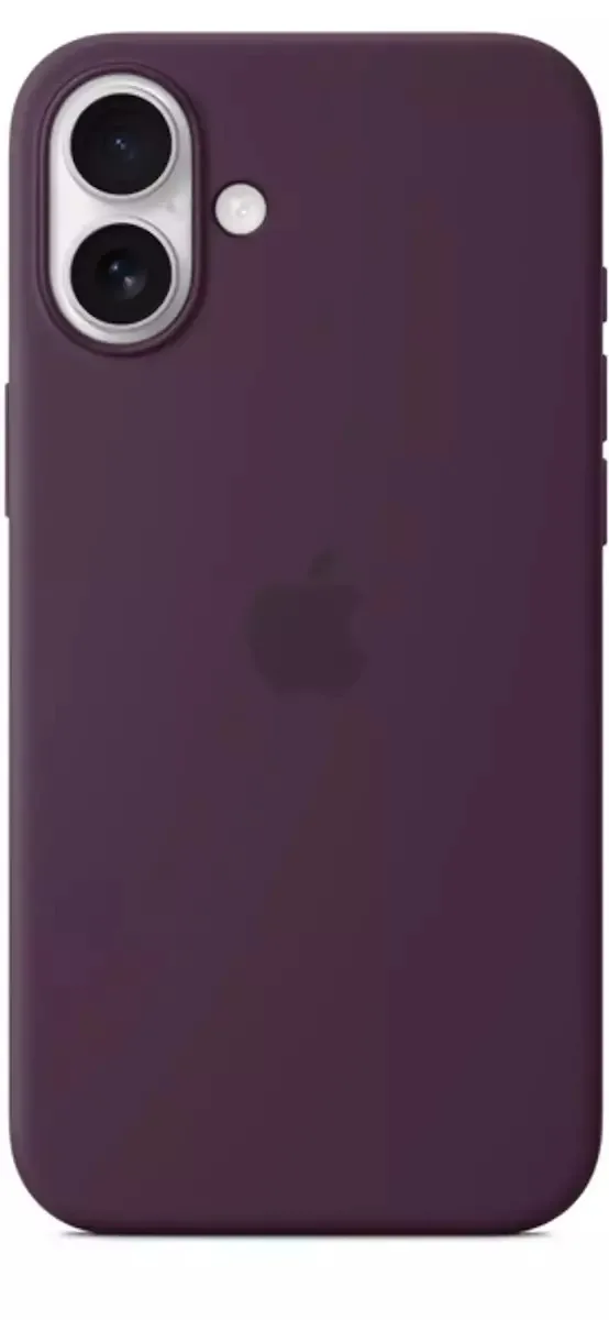 Apple Silicone Case with MagSafe Back Cover Σιλικόνης Plum (iPhone 16 Plus) MYYD3ZM/A - Image 1