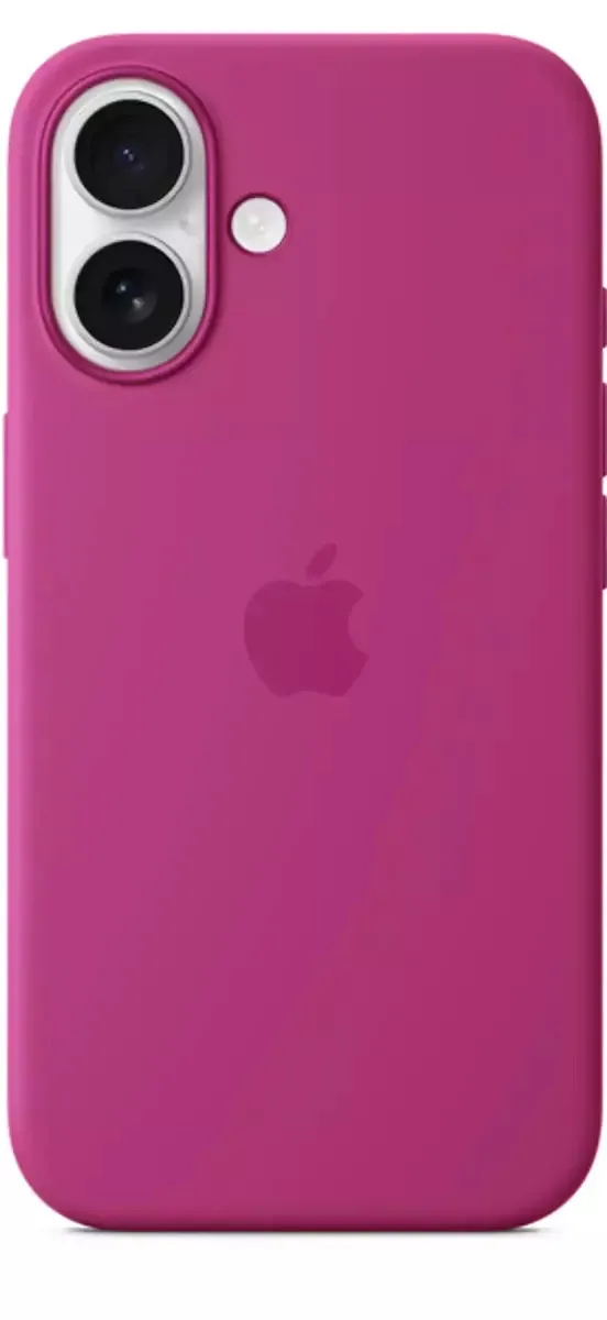 Apple Silicone Case with MagSafe Back Cover Σιλικόνης Φούξια (iPhone 16) MYY53ZM/A - Image 1
