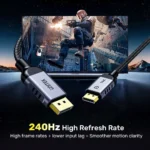 Unitek Cable DisplayPort male - DisplayPort male 1.5m Μαύρο (C1626GY01-1.5M)