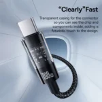 Baseus Charging USB 2.0 Cable USB-C male - USB-C 100W Μαύρο 2m P10373000111-01
