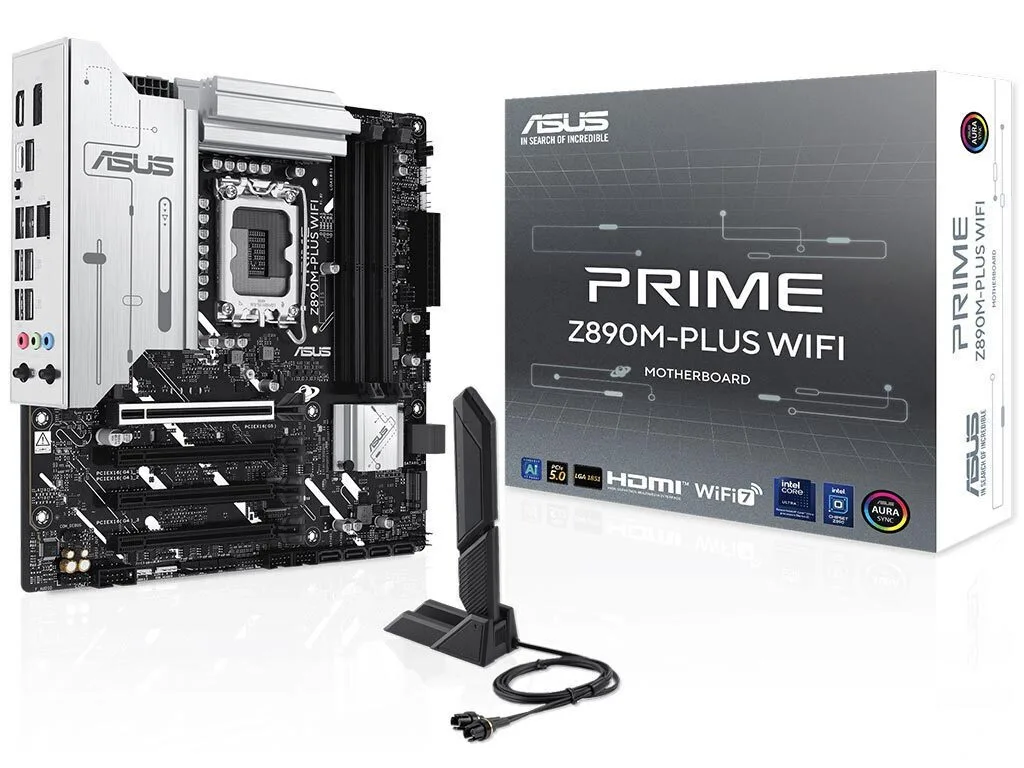 Asus Prime Z890M-PLUS Wifi rev. 1.0 Motherboard Micro ATX με Intel 1851 Socket 90MB1J80-M0EAY0 - Image 1