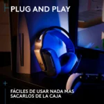 Logitech G535 Lightspeed Ασύρματο Over Ear Gaming Headset με σύνδεση 3.5mm / USB