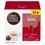 Nescafe Κάψουλες Espresso Συμβατές με Μηχανή Dolce Gusto 30caps