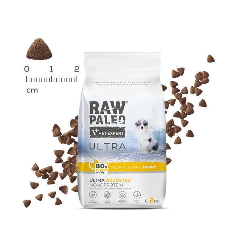20241031135758_4c4d9be5 Raw Paleo 2kg Ξηρά Τροφή χωρίς Σιτηρά & Γλουτένη για Κουτάβια Μεσαίων & Μεγαλόσωμων Φυλών με Γαλοπούλα - Image 1
