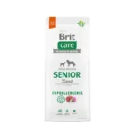 Brit Hypoallergenic Senior 12kg Ξηρά Τροφή χωρίς Γλουτένη για Ηλικιωμένους Σκύλους με Ρύζι και Αρνί