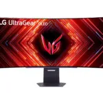 LG 45GS95QX-B Ultrawide OLED Curved Monitor 45" QHD 3440x1440 με Χρόνο Απόκρισης 0.03ms GTG