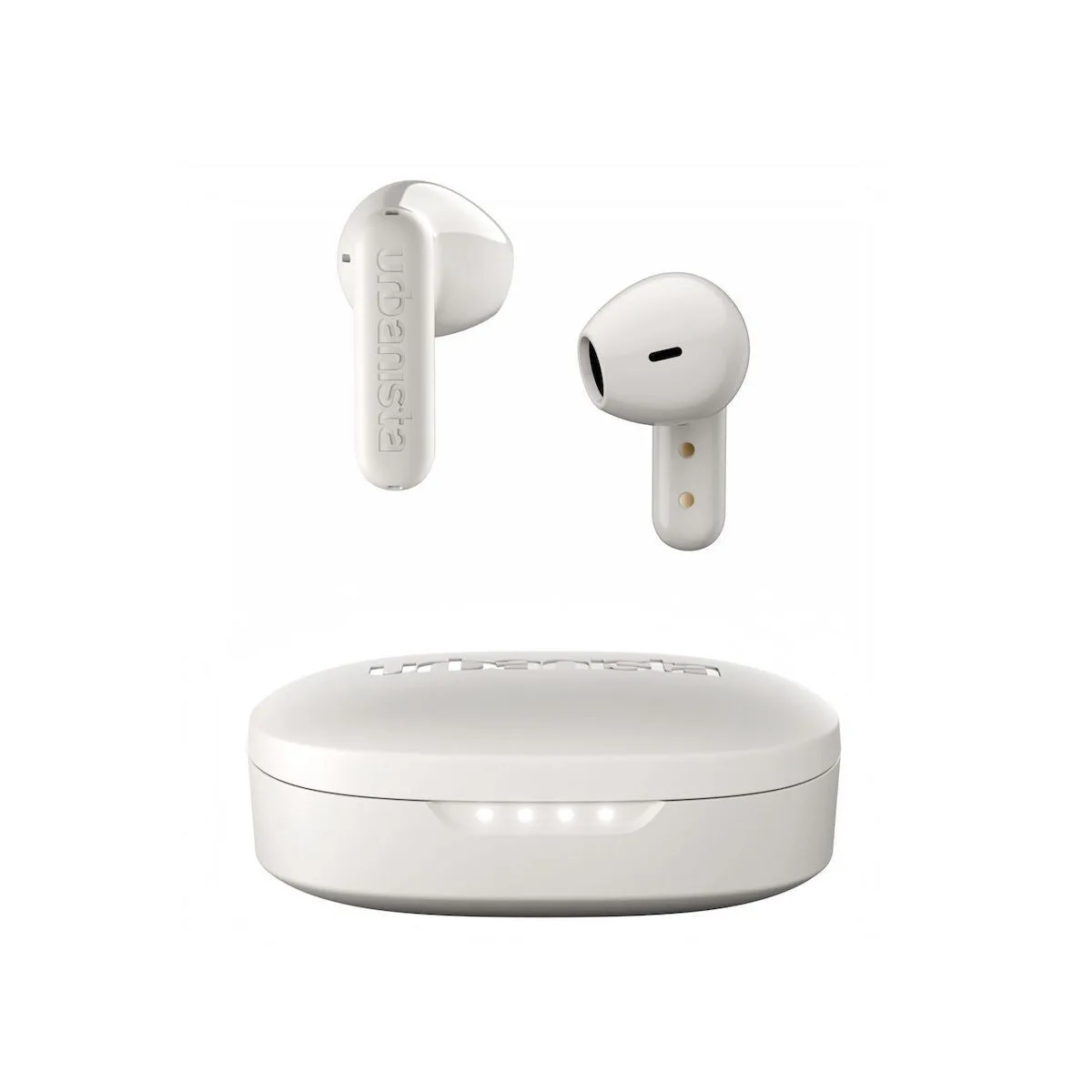 Urbanista Copenhagen 2 Earbud Bluetooth Handsfree Ακουστικά με Αντοχή στον Ιδρώτα και Θήκη Φόρτισης Cloud White - Image 1