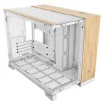 Corsair 2500X Gaming Micro Tower Κουτί Υπολογιστή με Πλαϊνό Παράθυρο White/Bamboo Wood