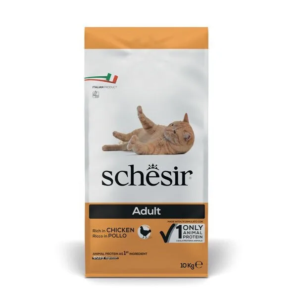 20241106151156_schesir_xira_trofi_gia_enilikes_gates_me_kotopoulo_10kg Schesir Adult Ξηρά Τροφή χωρίς Γλουτένη για Ενήλικες Γάτες με Κοτόπουλο 10kg - Image 1