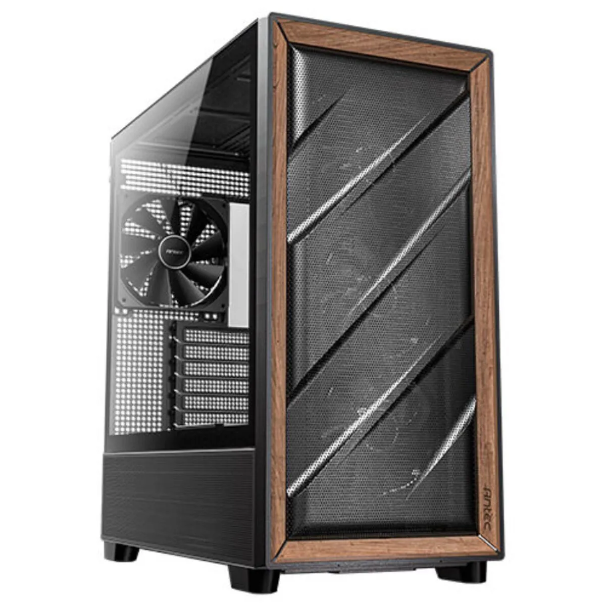 Antec Flux Gaming Midi Tower Κουτί Υπολογιστή με Πλαϊνό Παράθυρο Μαύρο - Image 1