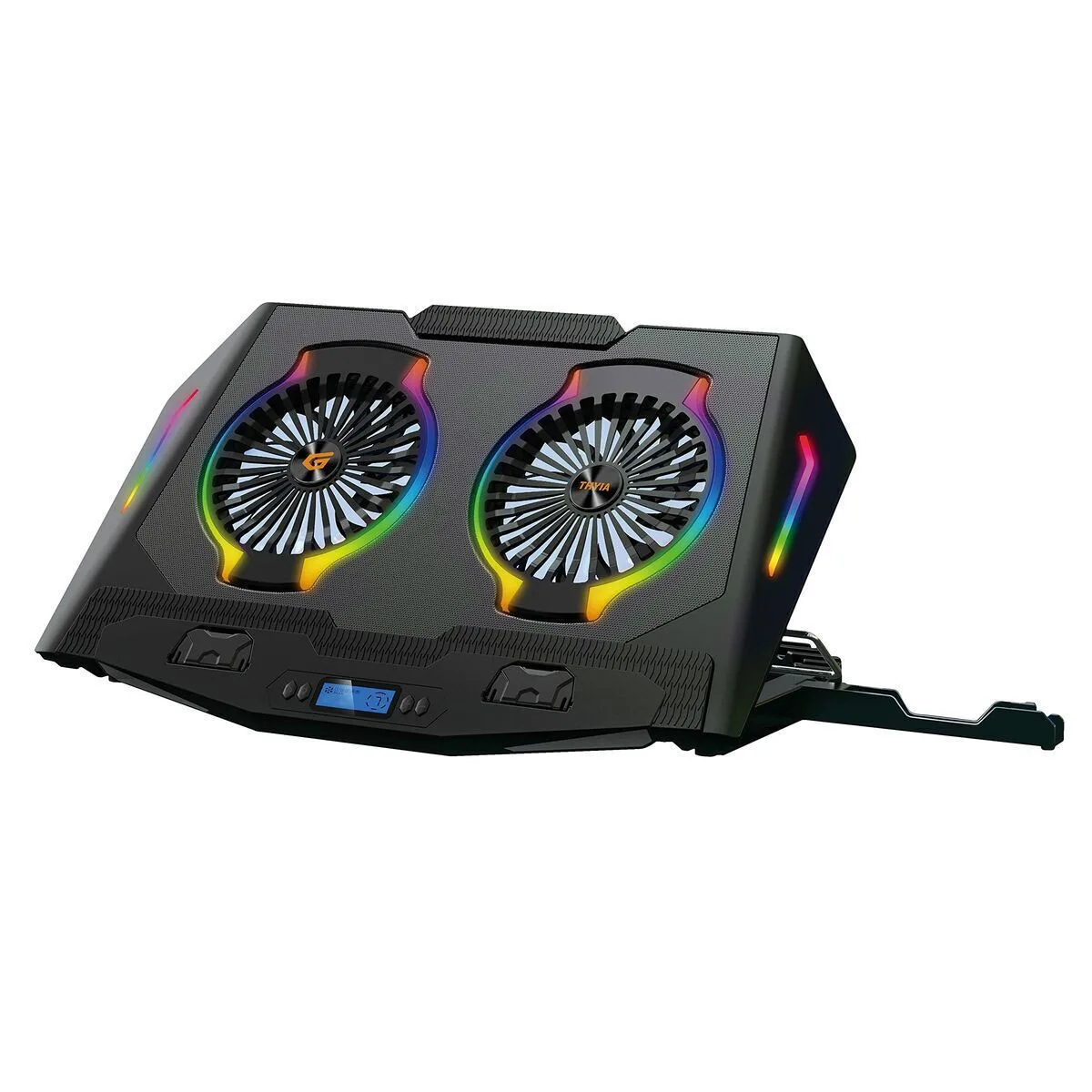 Conceptronic Ergo Cooling Pad για Laptop έως 17" με 2 Ανεμιστήρες και Φωτισμό - Image 1