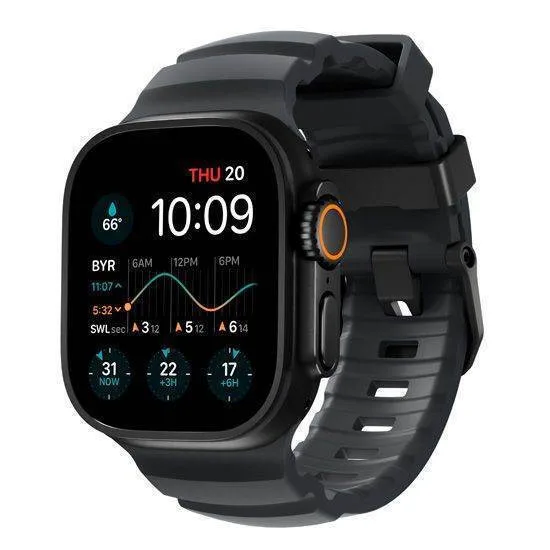 Nomad Rocky Point Sport Λουράκι Μαύρο (Apple Watch 44/45/46mm/Ultra 49mm) - Image 1