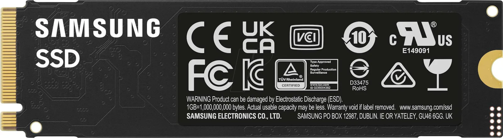 Samsung 990 EVO Plus SSD 4TB τύπου M.2 με σύνδεση PCI Express 5.0 (PS5 Compatible) MZ-V9S4T0BW - Image 1